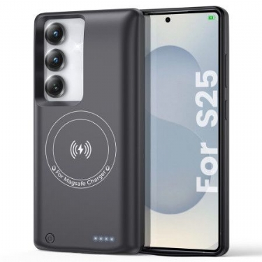 10000mah Eksternt Battericover Til Samsung Galaxy S25 / S24 Med Magnetisk Fastgørelse