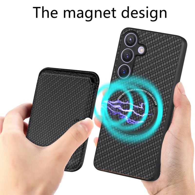 Cover Samsung Galaxy S25 5g Aftagelig Magnetisk Kortholder