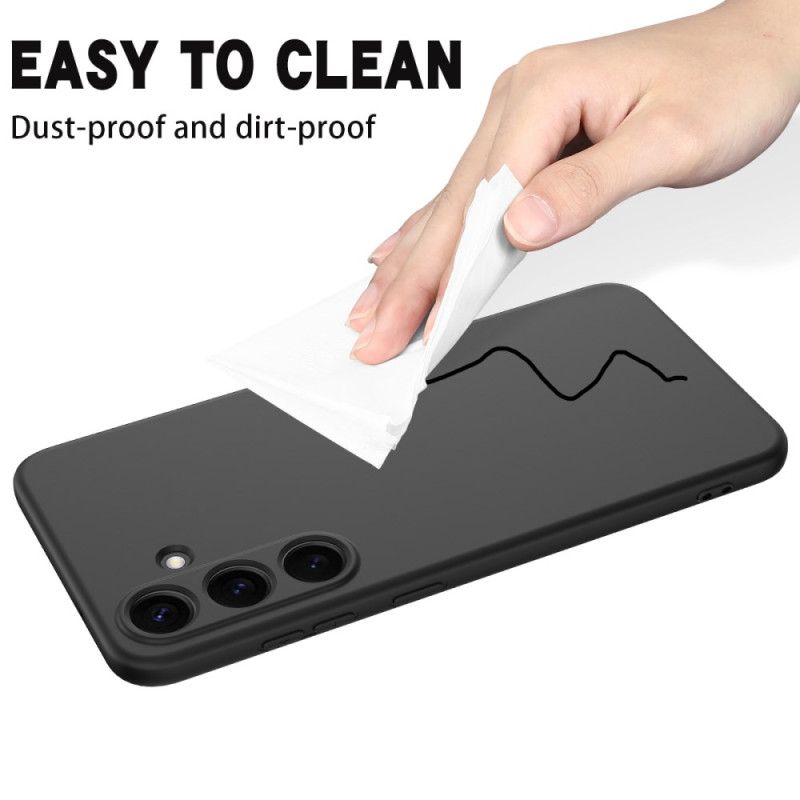 Cover Samsung Galaxy S25 5g Flydende Silikone Med Rem
