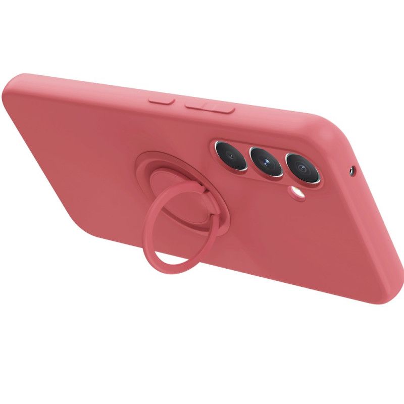 Cover Samsung Galaxy S25 5g Flydende Silikone Ringholder