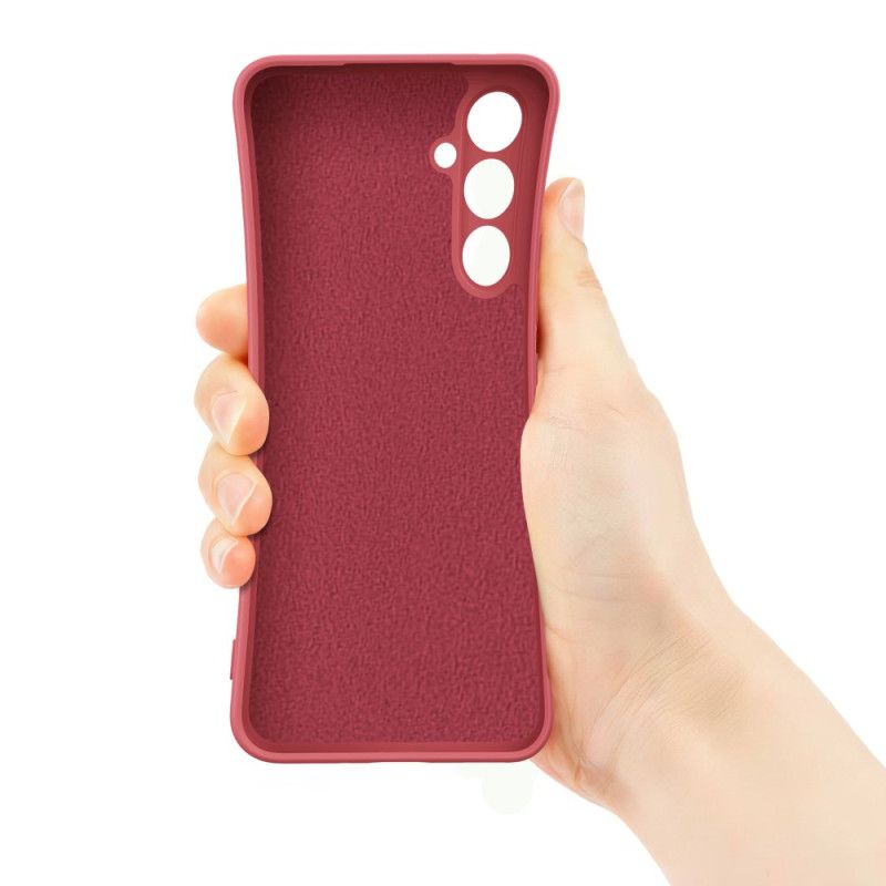 Cover Samsung Galaxy S25 5g Flydende Silikone Ringholder