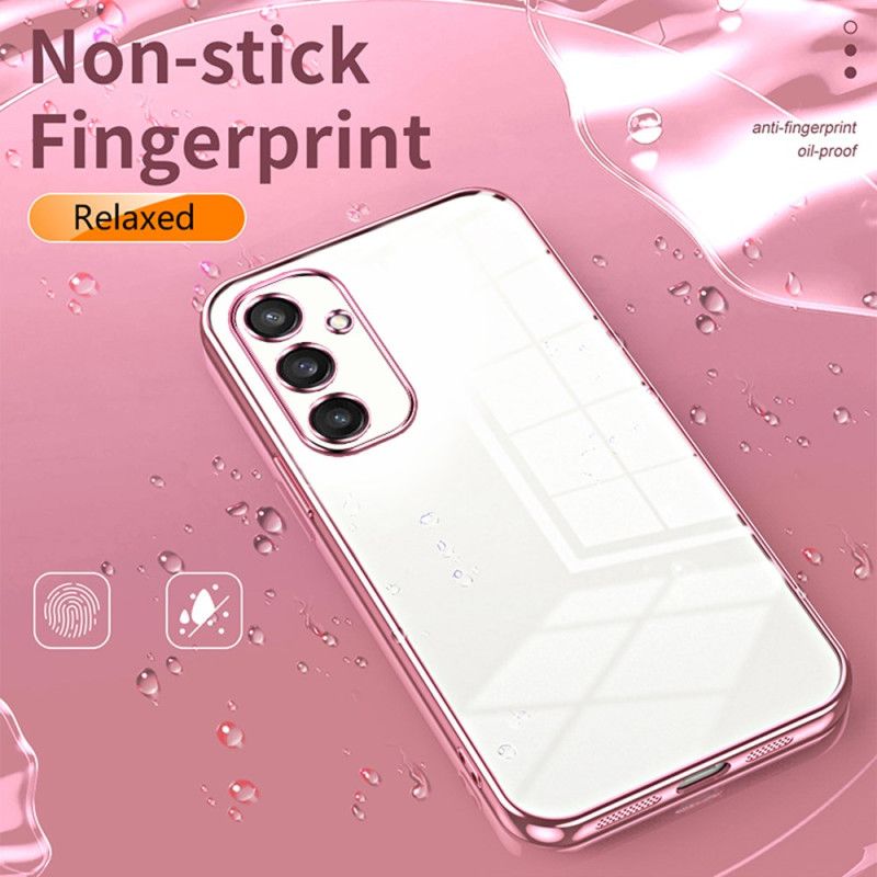 Cover Samsung Galaxy S25 5g Kanter Med Metaleffekt