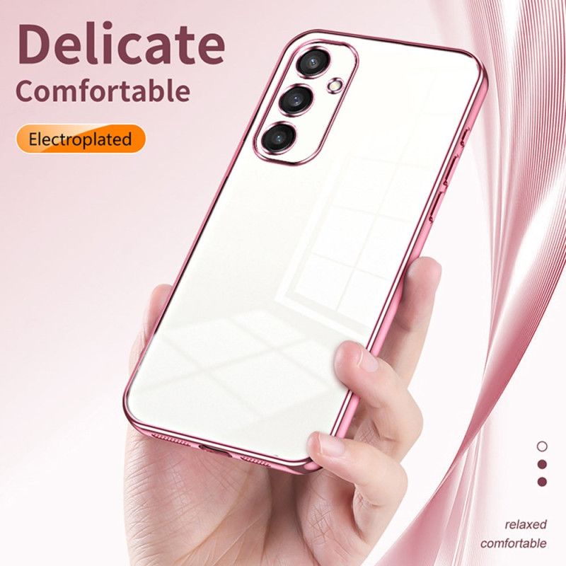 Cover Samsung Galaxy S25 5g Kanter Med Metaleffekt