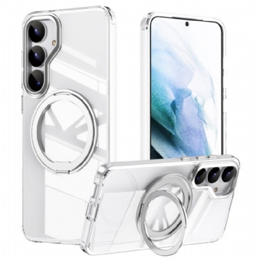 Cover Samsung Galaxy S25 5g Magsafe-kompatibel Enkel Med Stativ