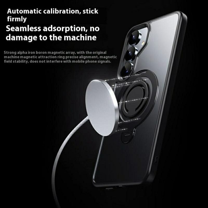 Cover Samsung Galaxy S25 5g Magsafe-kompatibel Med Roterende Stativ