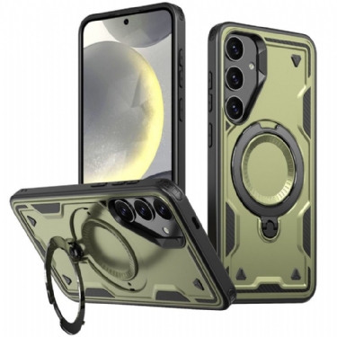 Cover Samsung Galaxy S25 5g Magsafe-kompatibel Militærbeskyttelse Og Stativ