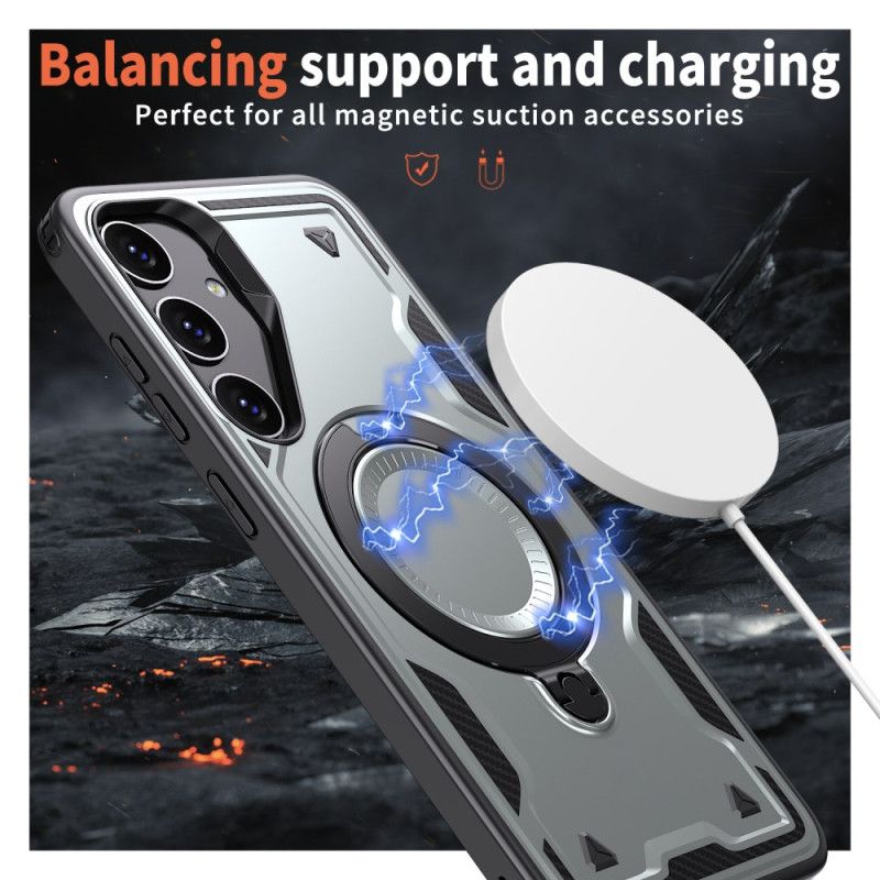 Cover Samsung Galaxy S25 5g Magsafe-kompatibel Militærbeskyttelse Og Stativ