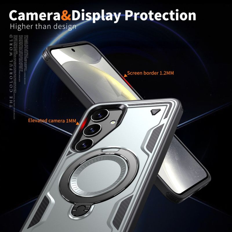 Cover Samsung Galaxy S25 5g Magsafe-kompatibel Militærbeskyttelse Og Stativ