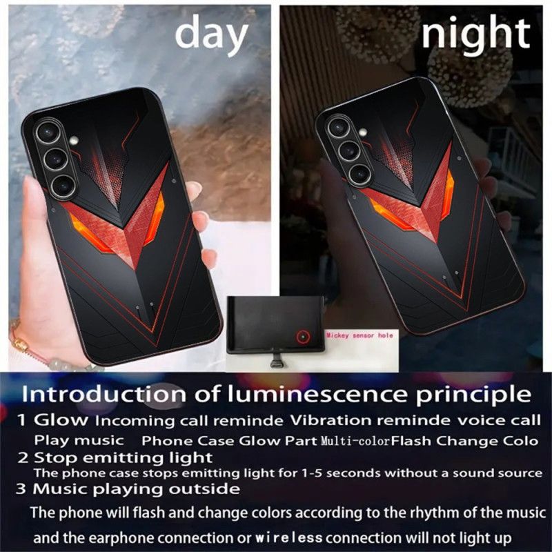 Cover Samsung Galaxy S25 5g Rhythmic Lighting-serien