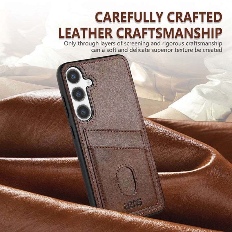 Cover Samsung Galaxy S25 5g Tekstureret Læder Kortholder