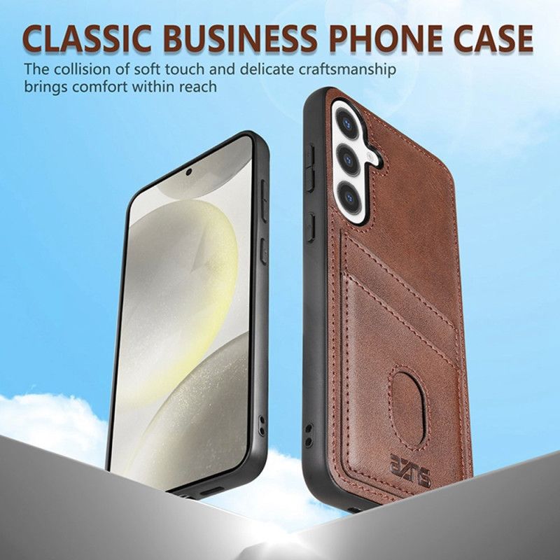 Cover Samsung Galaxy S25 5g Tekstureret Læder Kortholder