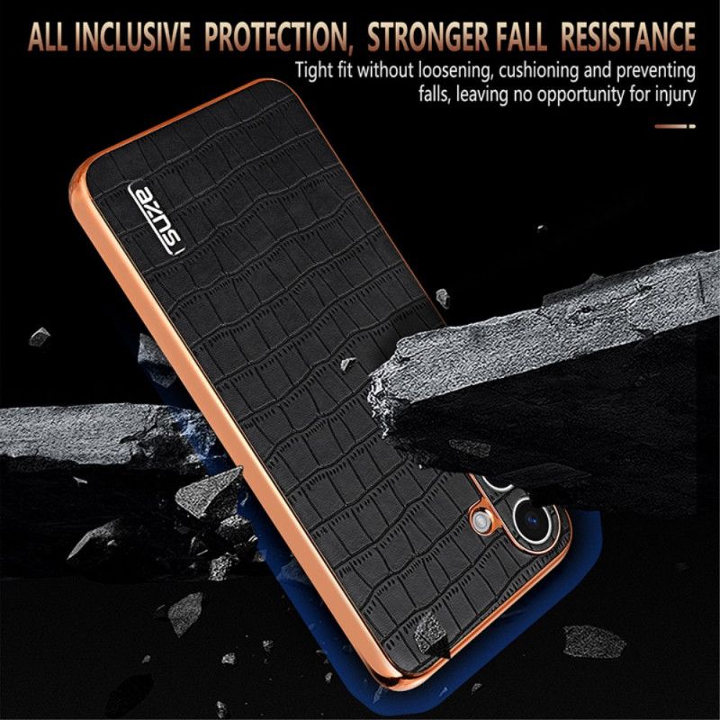 Cover Samsung Galaxy S25 5g Telefon Etui Azns Krokodilledesign