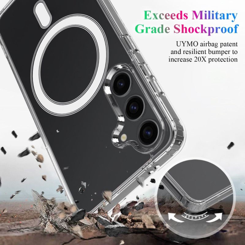 Cover Samsung Galaxy S25 5g Telefon Etui Klar Magsafe-kompatibel