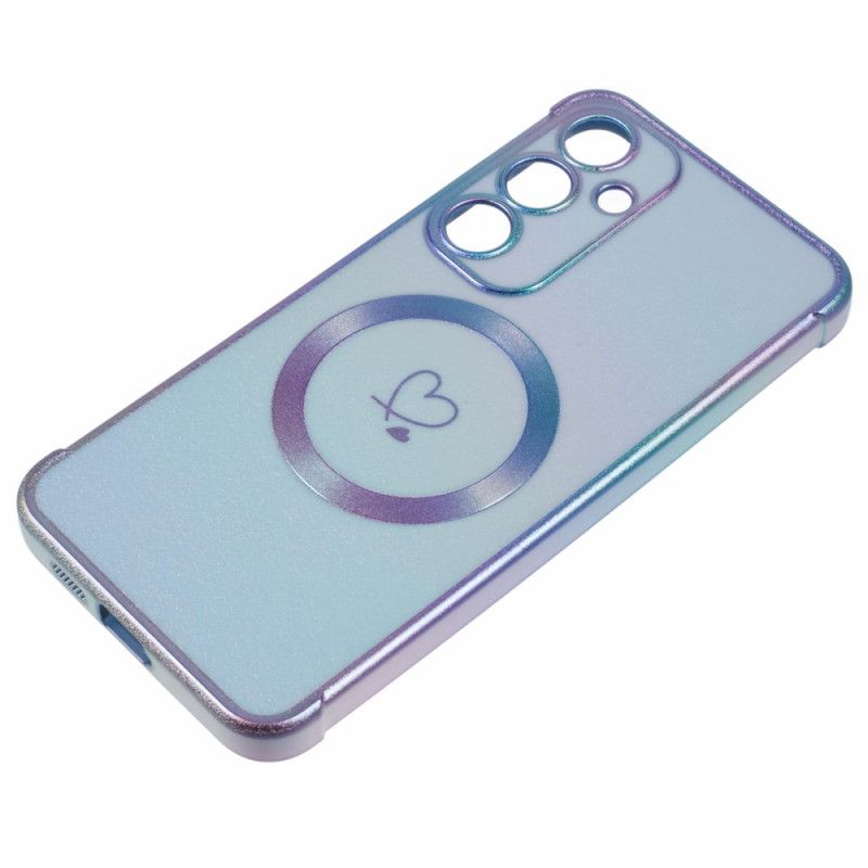 Cover Samsung Galaxy S25 5g Telefon Etui Magnetisk Hjerte