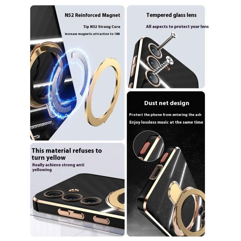 Cover Samsung Galaxy S25 5g Telefon Etui Magsafe-kompatibel Holder