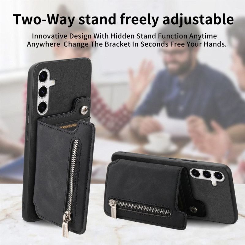 Cover Samsung Galaxy S25 5g Telefon Etui Med Aftagelig Magnetisk Kortholder
