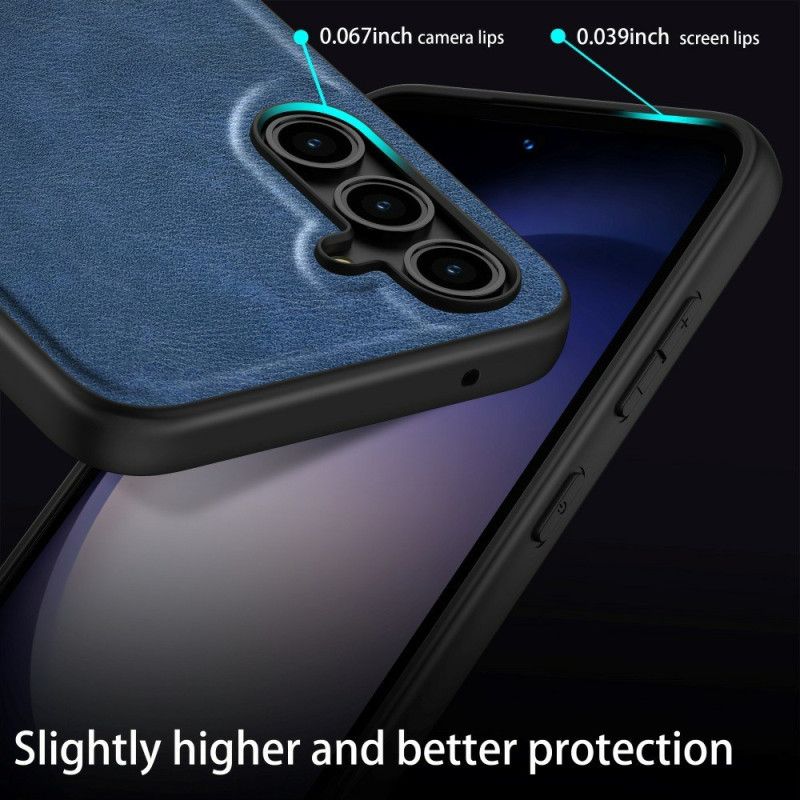 Cover Samsung Galaxy S25 5g Telefon Etui Retro Lædereffekt