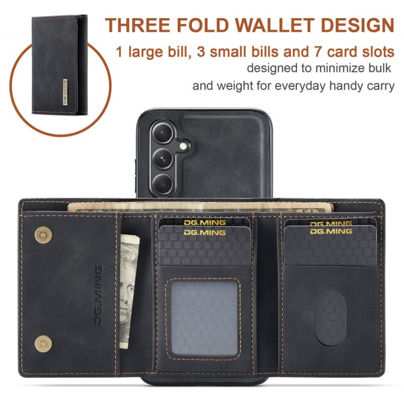 Cover Til Samsung Galaxy S25 5g Dg.ming Aftagelig Pung