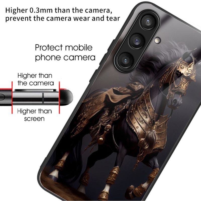 Cover Til Samsung Galaxy S25 5g Hest I Hærdet Glas
