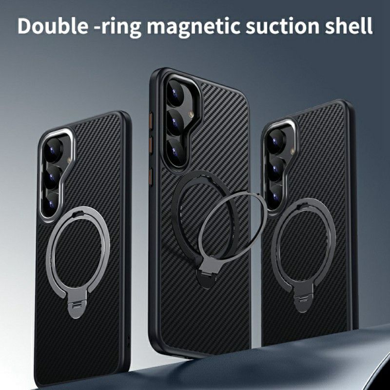 Cover Til Samsung Galaxy S25 5g Magsafe-kompatibel Med Ringholder