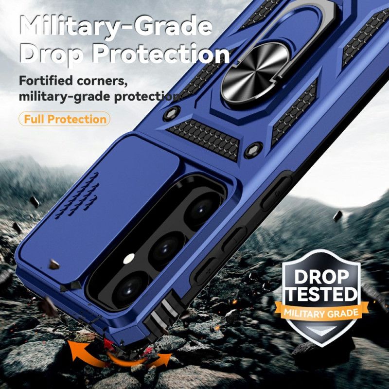 Cover Til Samsung Galaxy S25 5g Ringholder Og Linsebeskytter