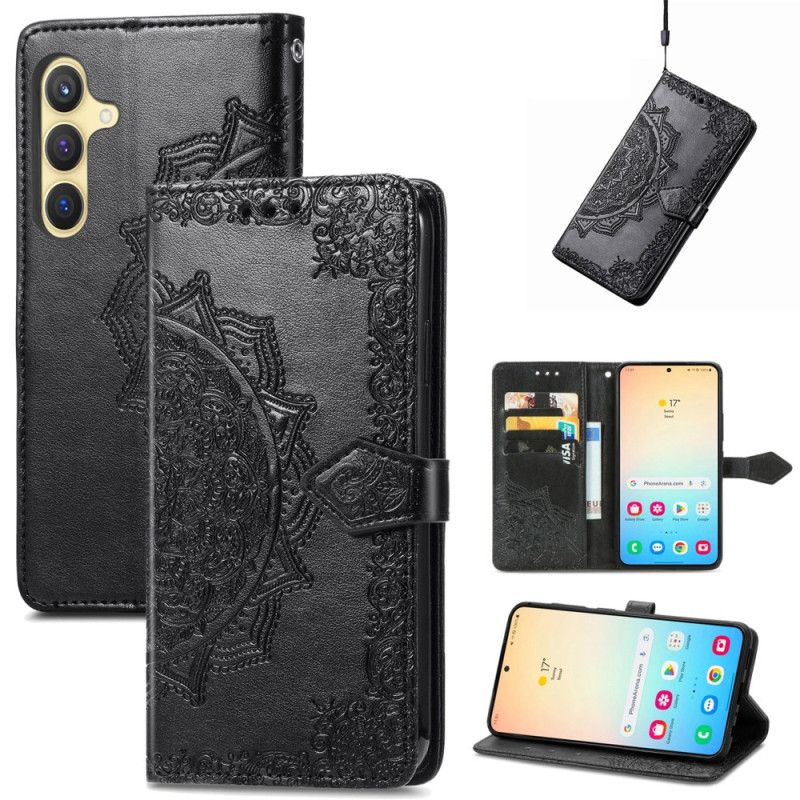 Flip Cover Samsung Galaxy S25 5g Barok Mandala-snor