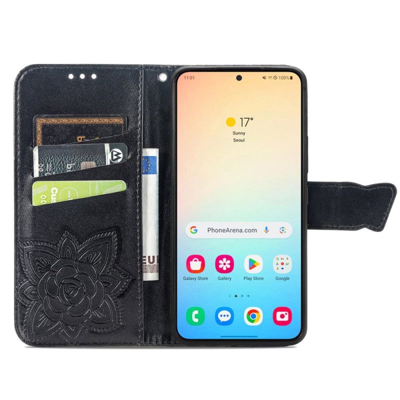Flip Cover Samsung Galaxy S25 5g Barok Sommerfugl