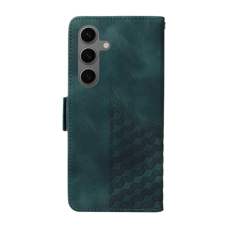 Flip Cover Samsung Galaxy S25 5g Grafisk Kant