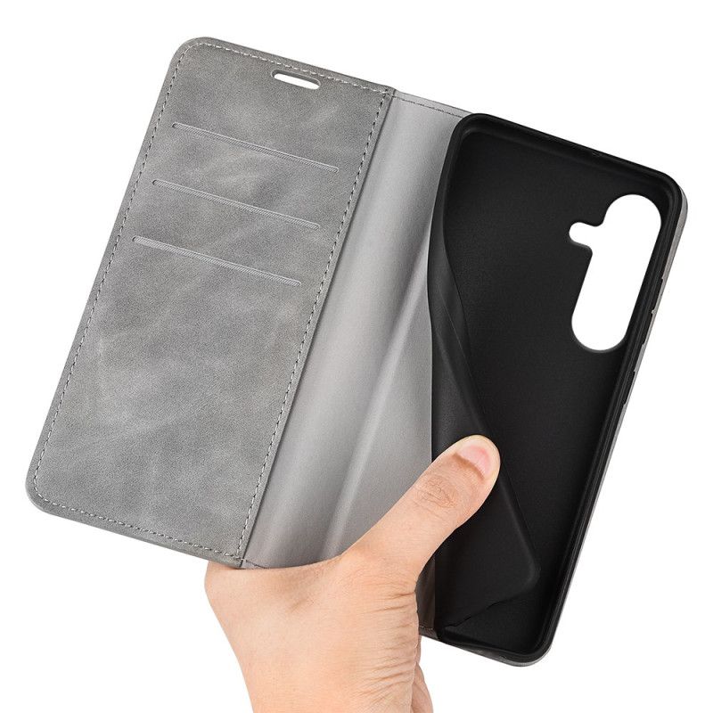 Flip Cover Samsung Galaxy S25 5g Klassisk Kunstlæder