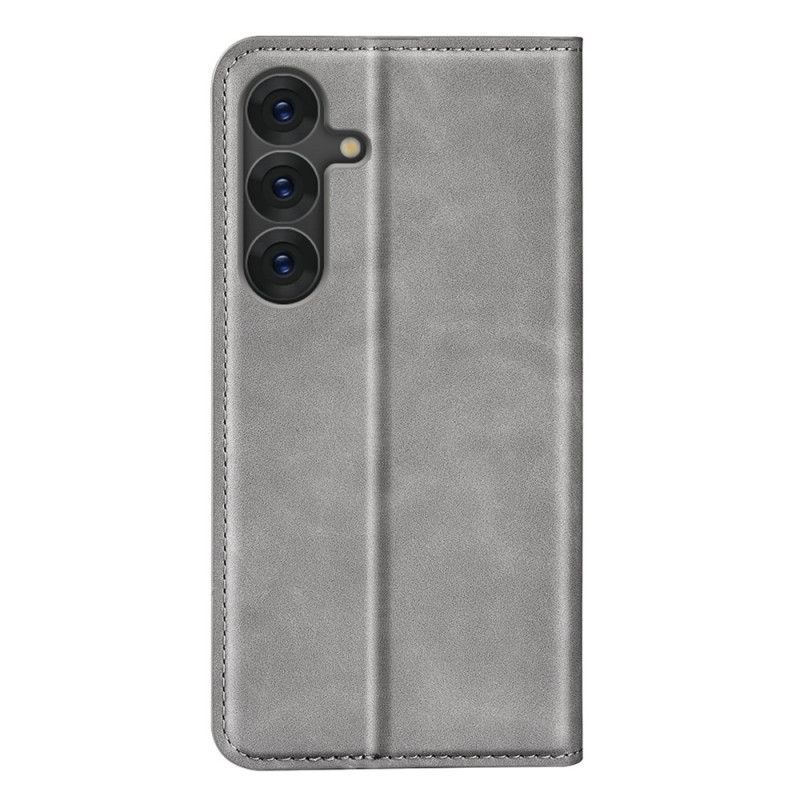Flip Cover Samsung Galaxy S25 5g Klassisk Kunstlæder