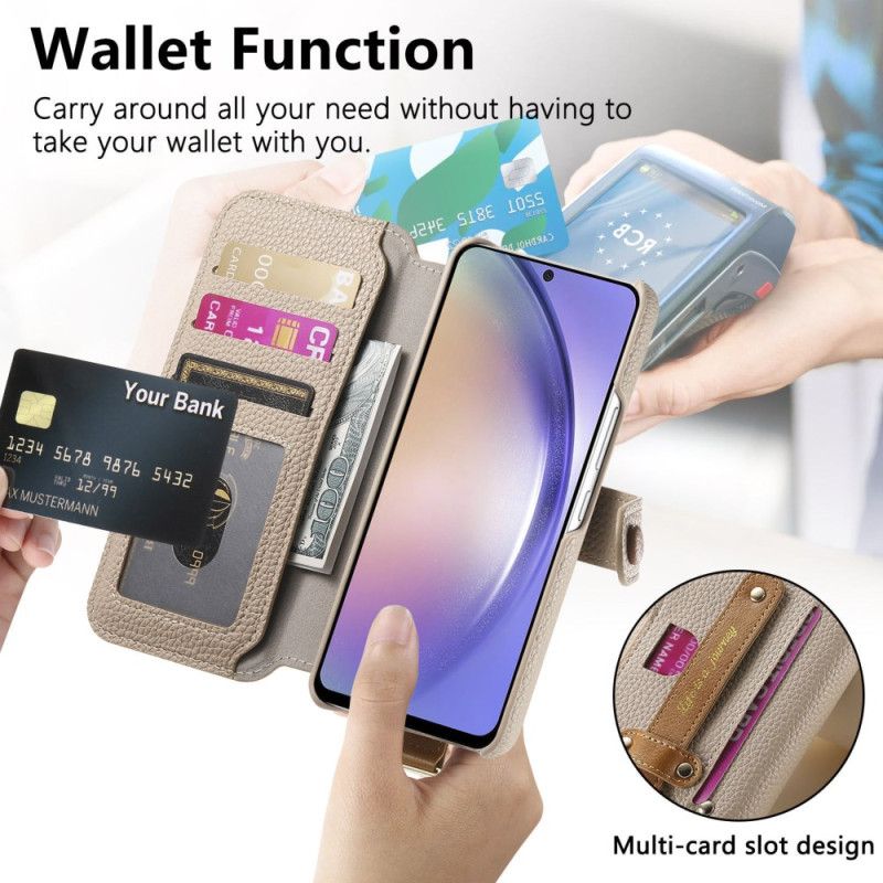 Flip Cover Samsung Galaxy S25 5g Rfid-blokering I Kunstlæder