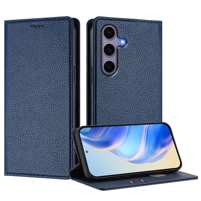 Flip Cover Samsung Galaxy S25 5g Rfid-blokering I Litchi-tekstur