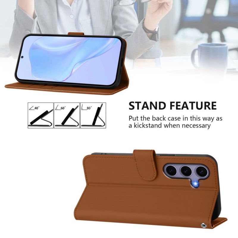 Flip Cover Samsung Galaxy S25 5g Snor I Kunstlæder