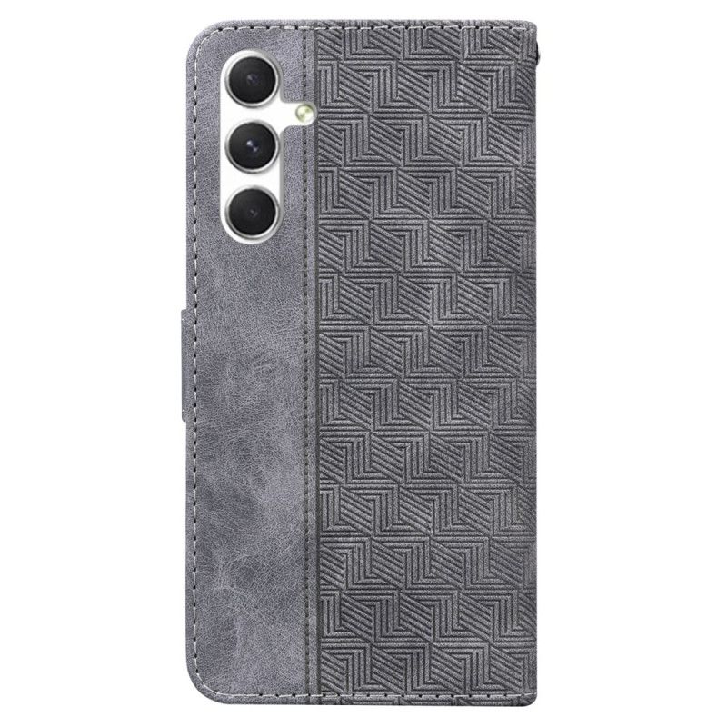 Flip Cover Samsung Galaxy S25 5g Vævet Mønsterrem