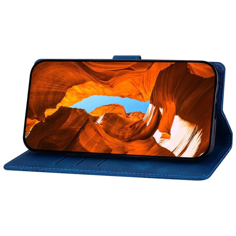 Flip Cover Til Samsung Galaxy S25 5g Blomstermønster Med Blonde