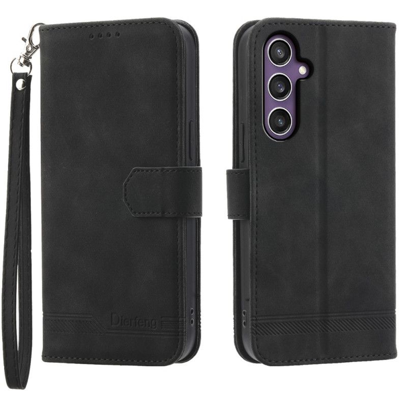 Flip Cover Til Samsung Galaxy S25 5g Dierfeng