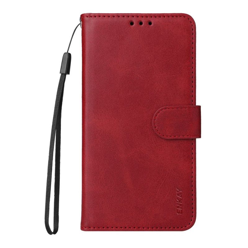 Flip Cover Til Samsung Galaxy S25 5g Enkay Kunstlæder Med Hærdet Glasskærmbeskytter