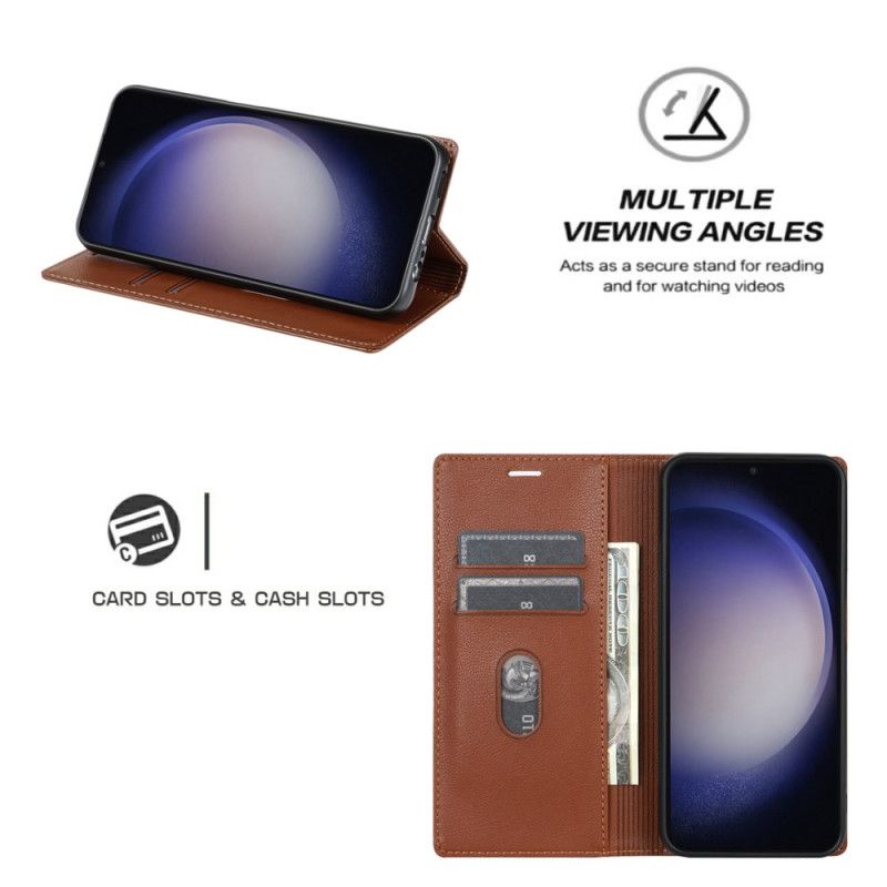 Flip Cover Til Samsung Galaxy S25 5g Magnetisk Lukning