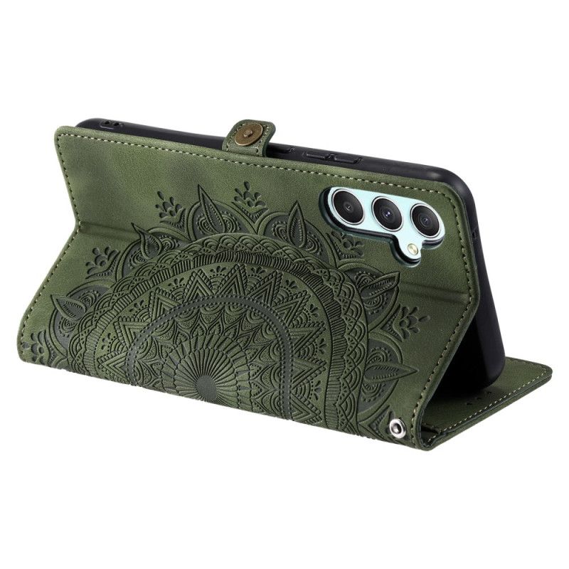 Flip Cover Til Samsung Galaxy S25 5g Mandala Ruskindseffekt