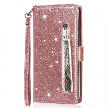 Flip Cover Til Samsung Galaxy S25 5g Møntpung Med Pailletter