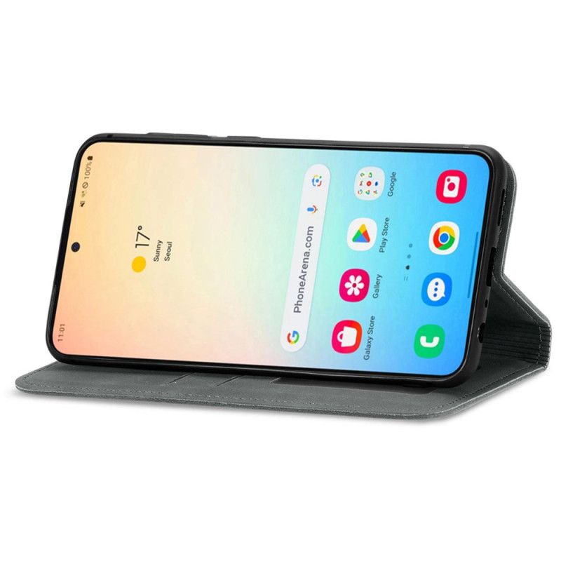 Flip Cover Til Samsung Galaxy S25 5g Ruskindseffekt