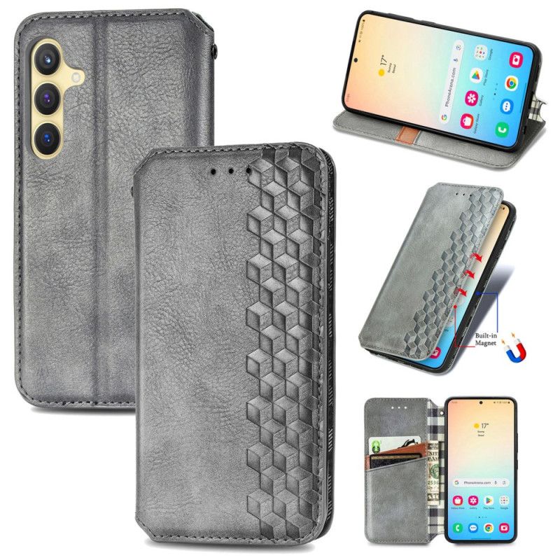 Flip Cover Til Samsung Galaxy S25 5g Ruskindseffekt