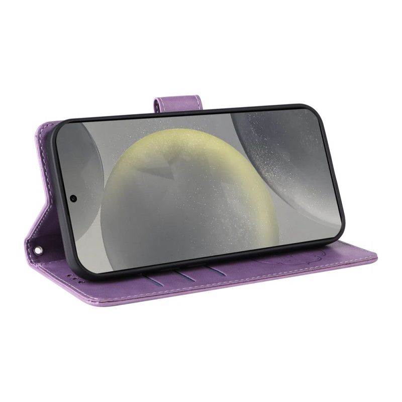 Flip Cover Til Samsung Galaxy S25 5g Små Blomster