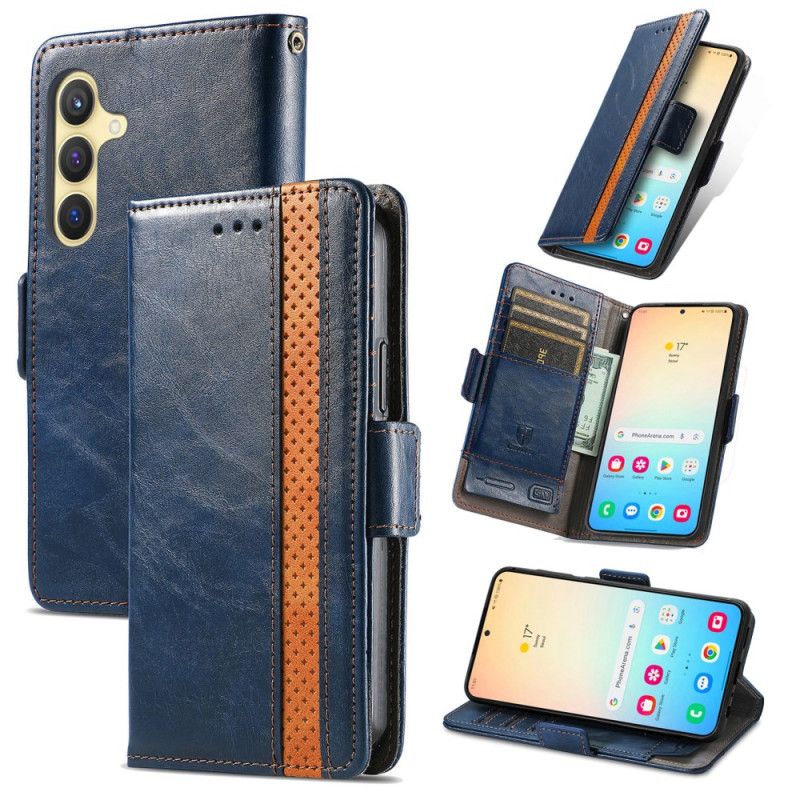 Læder Cover Samsung Galaxy S25 5g Caseneo Rfid-beskyttelse