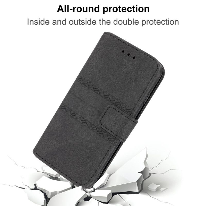 Læder Cover Samsung Galaxy S25 5g Kanter Og Snor