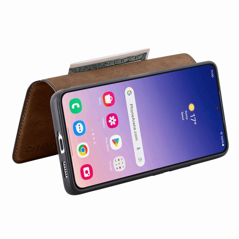 Læder Cover Samsung Galaxy S25 5g Telefon Etui Aftageligt Magnetisk Cover