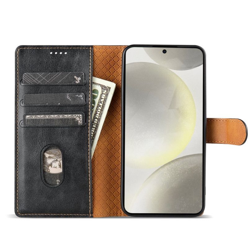 Læder Cover Samsung Galaxy S25 5g Telefon Etui Lcimeeke