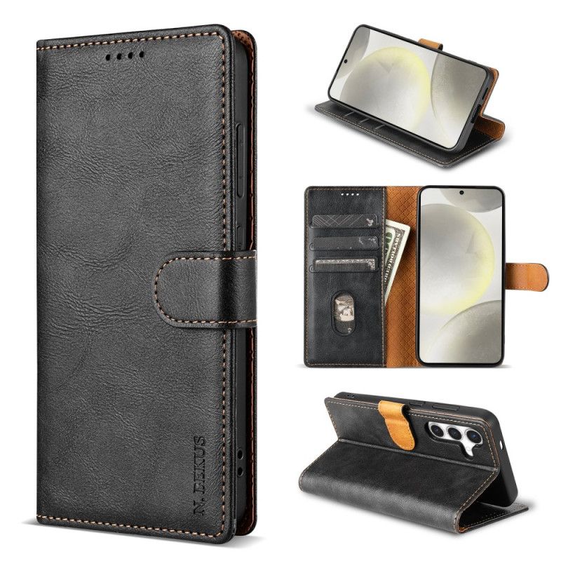 Læder Cover Samsung Galaxy S25 5g Telefon Etui Lcimeeke