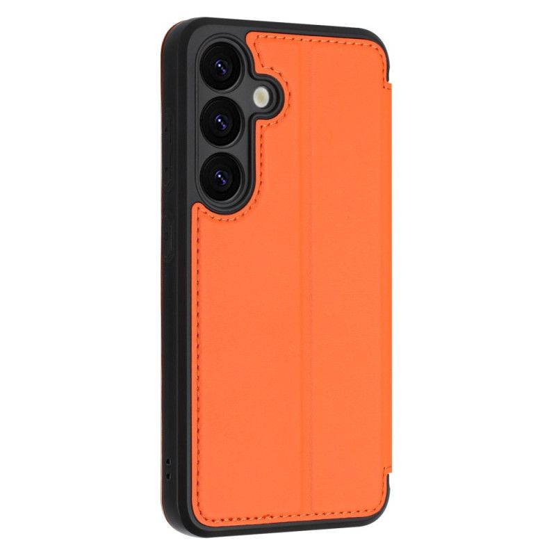 Læder Cover Samsung Galaxy S25 5g Telefon Etui Magnetisk Lukning Og Kortholdere