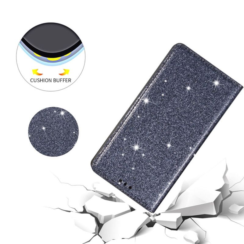 Læder Cover Samsung Galaxy S25 5g Telefon Etui Pailletter